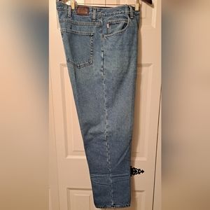 L.L. BEAN Fleece Lined Jeans Blue Relaxed Fit Size W38 L32